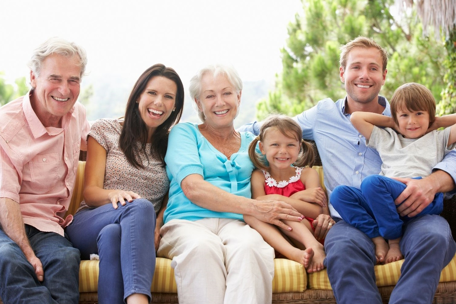 Multi-generational family representing Affinity BST clients
