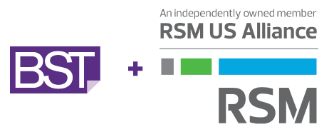 BST logo plus the RSM logo